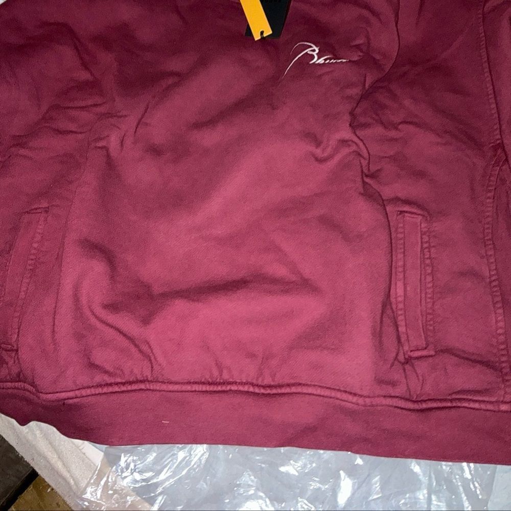 Rhude
Burgundy Logo Embossed Cotton Sweatshirt